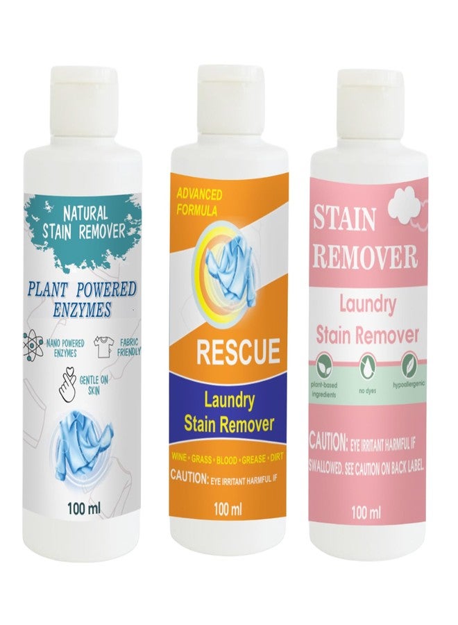 TOOVUS Stain Remover Combo Pack of Shirt, Orange and Pink Stain Remover | Multi-Surface Cleaning Solution for Clothes, Fabrics, Upholstery (100 g Each) - Image 1